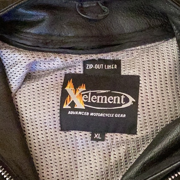 Leather Motorcycle Riding Jacket - Picture 3 of 5